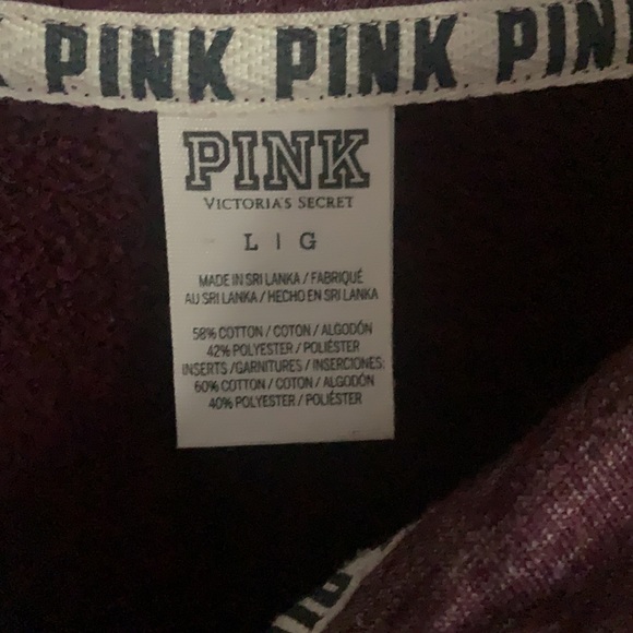 VS pink quarter zip - Picture 3 of 3
